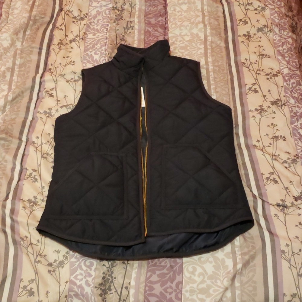 J.Crew Navy Puffer Vest